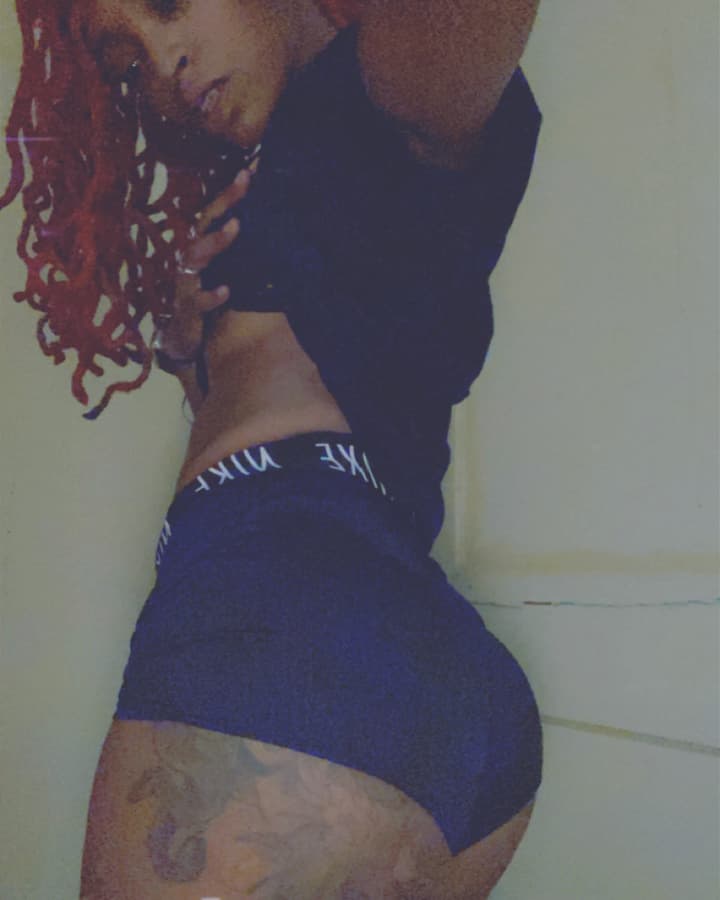 Red dread head